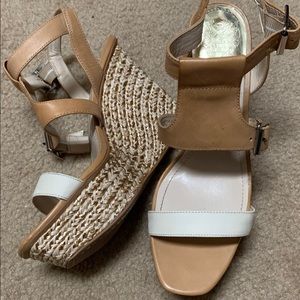 Cream & Tan platforms